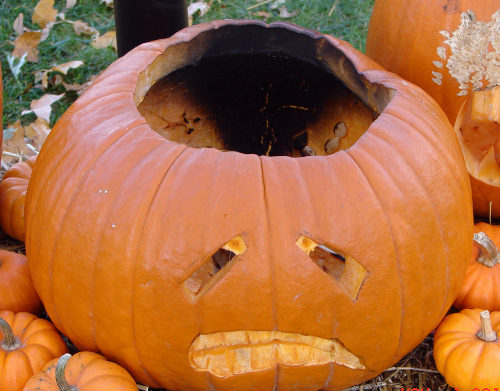 Burnt Jack O Lantern