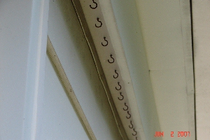 cup hooks under eaves